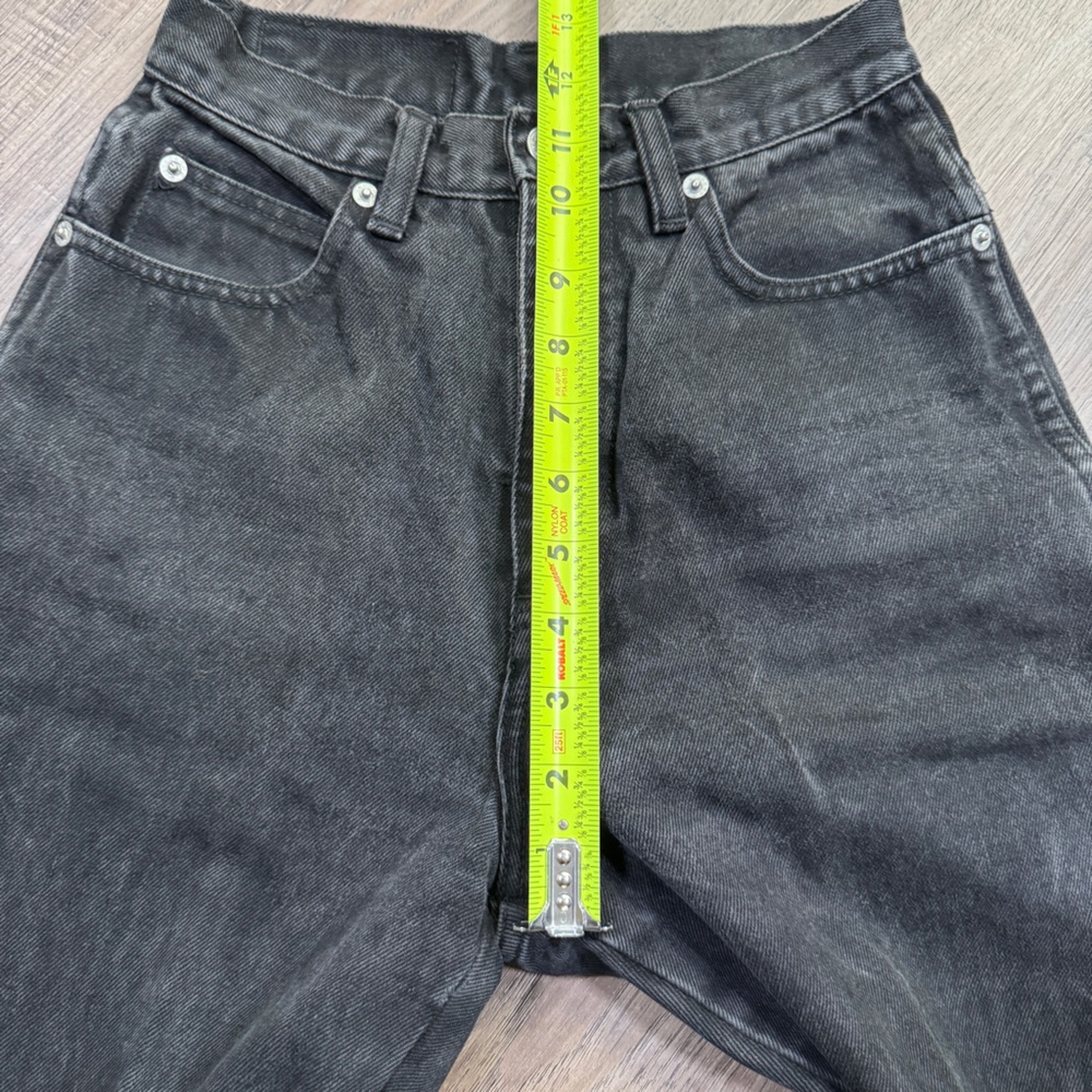 Jordache Vintage Basic Black Denim Jeans - Size 3/4 - Picture 6 of 12